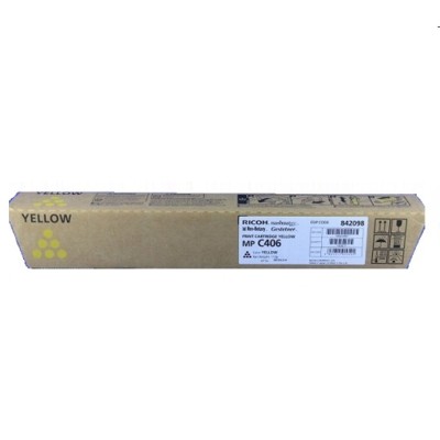 Toner Oryginalny Ricoh C406 (842098) (Żółty)
