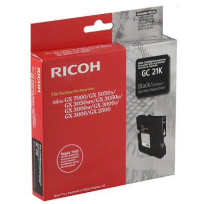 Tusz Oryginalny Ricoh GC-21K (405532) (Czarny)