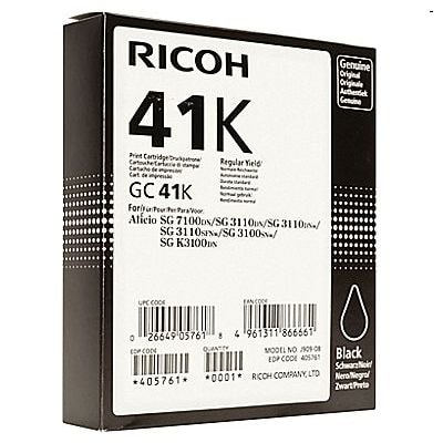 Tusz Oryginalny Ricoh GC-41K (405761) (Czarny)