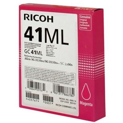 Tusz Oryginalny Ricoh GC-41ML (405767) (Purpurowy)